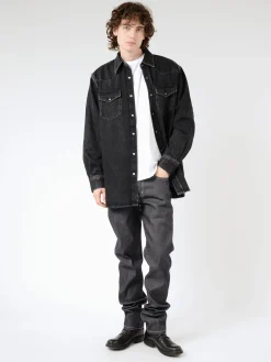 Acne Studios - Denim Button-Up Shirt in Black