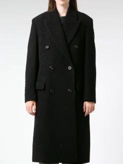 Acne Studios - Double-Breasted Wool Coat in Black