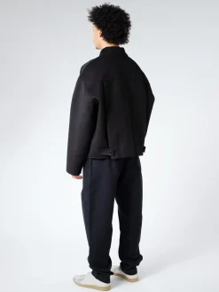 Acne Studios - Doverio Double Wool Zipper Jacket in Black