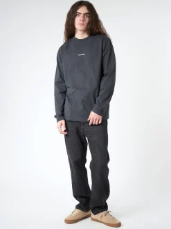 Acne Studios - Erwin L Stamp Logo Long Sleeve T-Shirt in Black