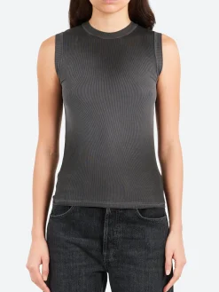 Acne Studios - Etch Cupro Tank in Black
