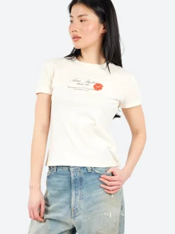 Acne Studios - Etza Business Card T-Shirt in Pearl Grey