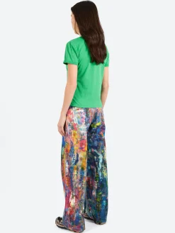 Acne Studios - Etza Business Card T-Shirt in Bright Green