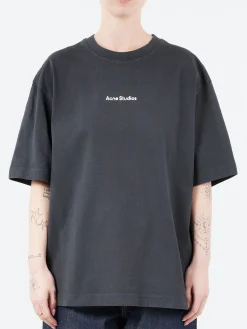 Acne Studios - Exford U Stamp Logo T-Shirt in Black