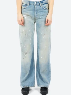 Acne Studios - 2021F Loose Fit Jeans in Light Blue