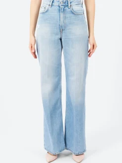Acne Studios - 2022F Relaxed Fit Jeans in Light Blue