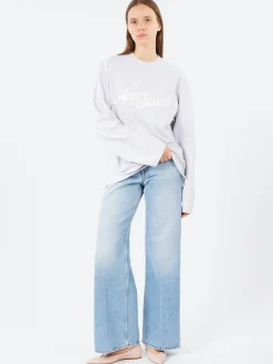 Acne Studios - 2022F Relaxed Fit Jeans in Light Blue
