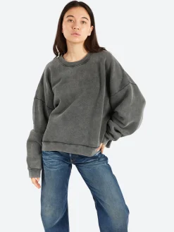 Acne Studios - Fester U Vintage Sweatshirt in Faded Black