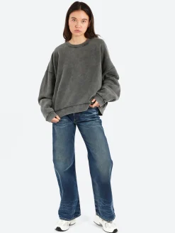 Acne Studios - Fester U Vintage Sweatshirt in Faded Black