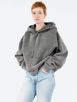 Acne Studios - Fester Vintage Hooded Sweater in Faded Black