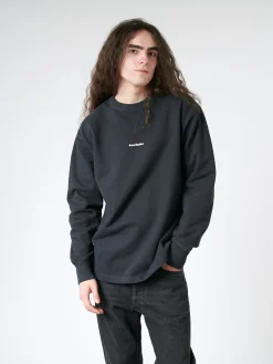 Acne Studios - Fin Stamp Logo Sweatshirt in Black