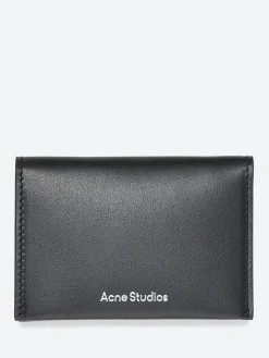Acne Studios - Folded Leather Wallet in Black