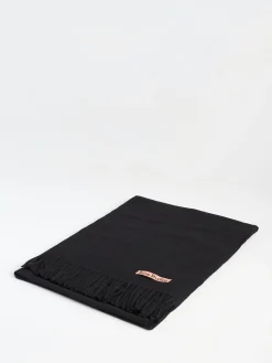 Acne Studios - Fringe Wool Scarf in Black