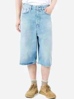 Acne Studios - Judda Vintage Denim Shorts in Light Blue Vintage