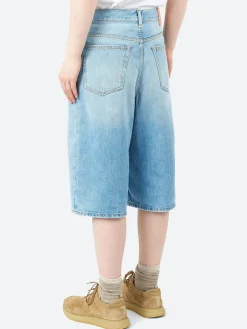 Acne Studios - Judda Vintage Denim Shorts in Light Blue Vintage