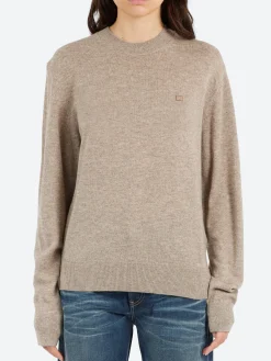 Acne Studios - Kalas Yak Core Sweater in Greige Melange