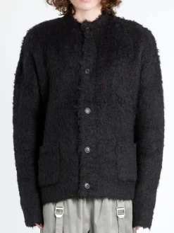 Acne Studios - Kalpafa Hairy Cardigan in Black
