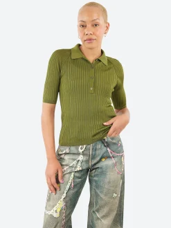 Acne Studios - Kamanda Base Polo in Green