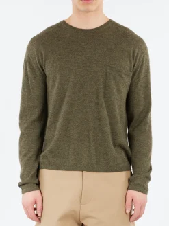Acne Studios - Kluna Cashmere Crewneck in Khaki Green