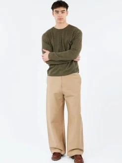 Acne Studios - Kluna Cashmere Crewneck in Khaki Green