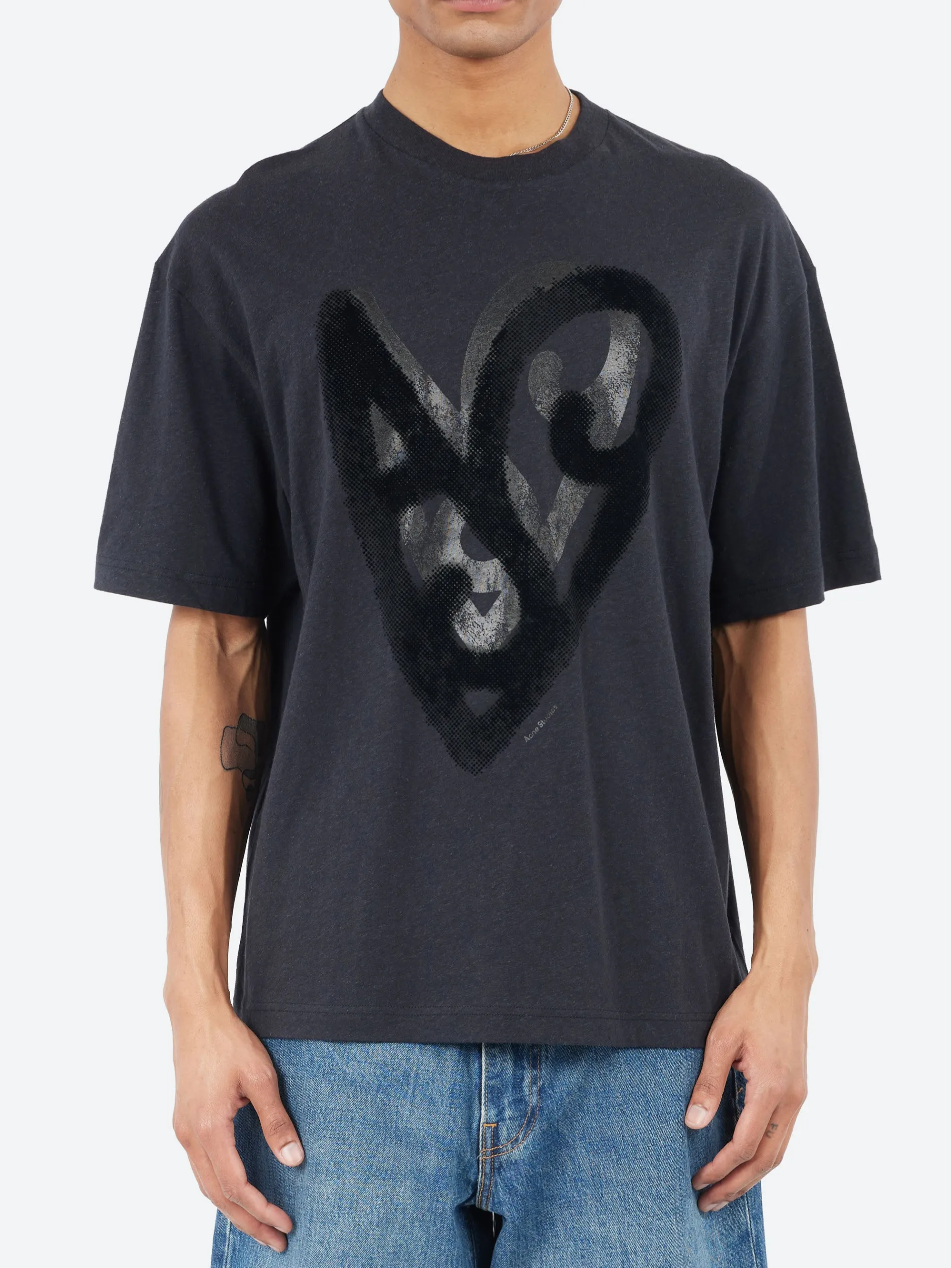 Acne Studios - Logo T-Shirt in Black