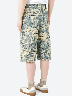 Acne Studios - Loose Fit Denim Short in Mid Blue