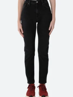 Acne Studios - Melk Tapered Fit Jeans in Used Black