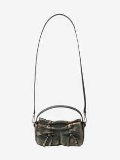 Acne Studios - Multipocket Micro Bag in Dark Brown and Beige