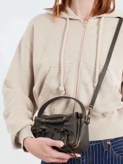 Acne Studios - Multipocket Micro Bag in Dark Brown and Beige