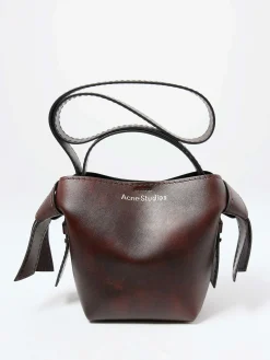 Acne Studios - Musubi Mini Shoulder Bag in Dark Brown
