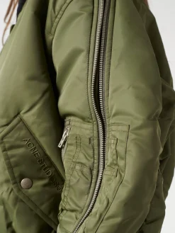 Acne Studios - Onad Nylon Bomber in Hunter Green