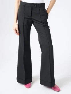 Acne Studios - Pinna Tailored Flared Trousers in Black