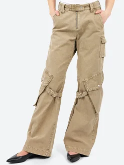 Acne Studios - Potinal Cotton Canvas Cargo Trousers in Washed Beige