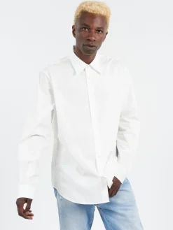 Acne Studios - Salo LS Cotton Poplin Button-Up Shirt in White