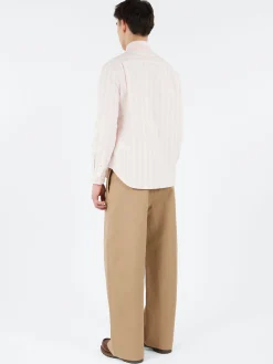 Acne Studios - Sunnie Vintage Oxford Stripe in Off White and Pink