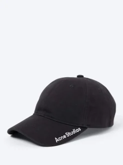 Acne Studios - Twill Logo Cap in Black