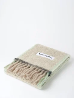 Acne Studios - Vally Scarf Solid in Beige and Grey