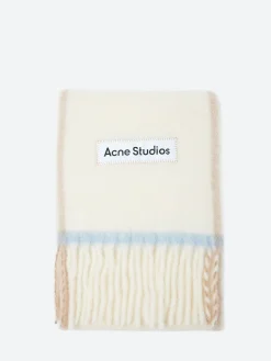 Acne Studios - Vally Wool Mohair Scarf in White