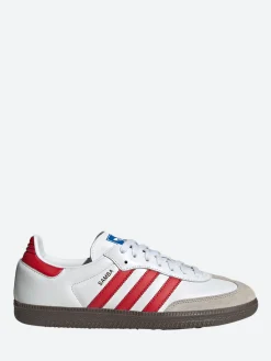 Adidas Originals - Samba OG in White and Scarlet