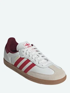 adidias Orignals - Samba OG in White/Scarlet