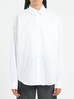 ADNYM ATELIER - Rhim Slit Shirt in White