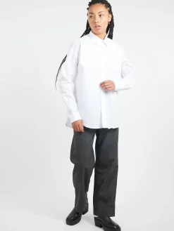 ADNYM ATELIER - Rhim Slit Shirt in White