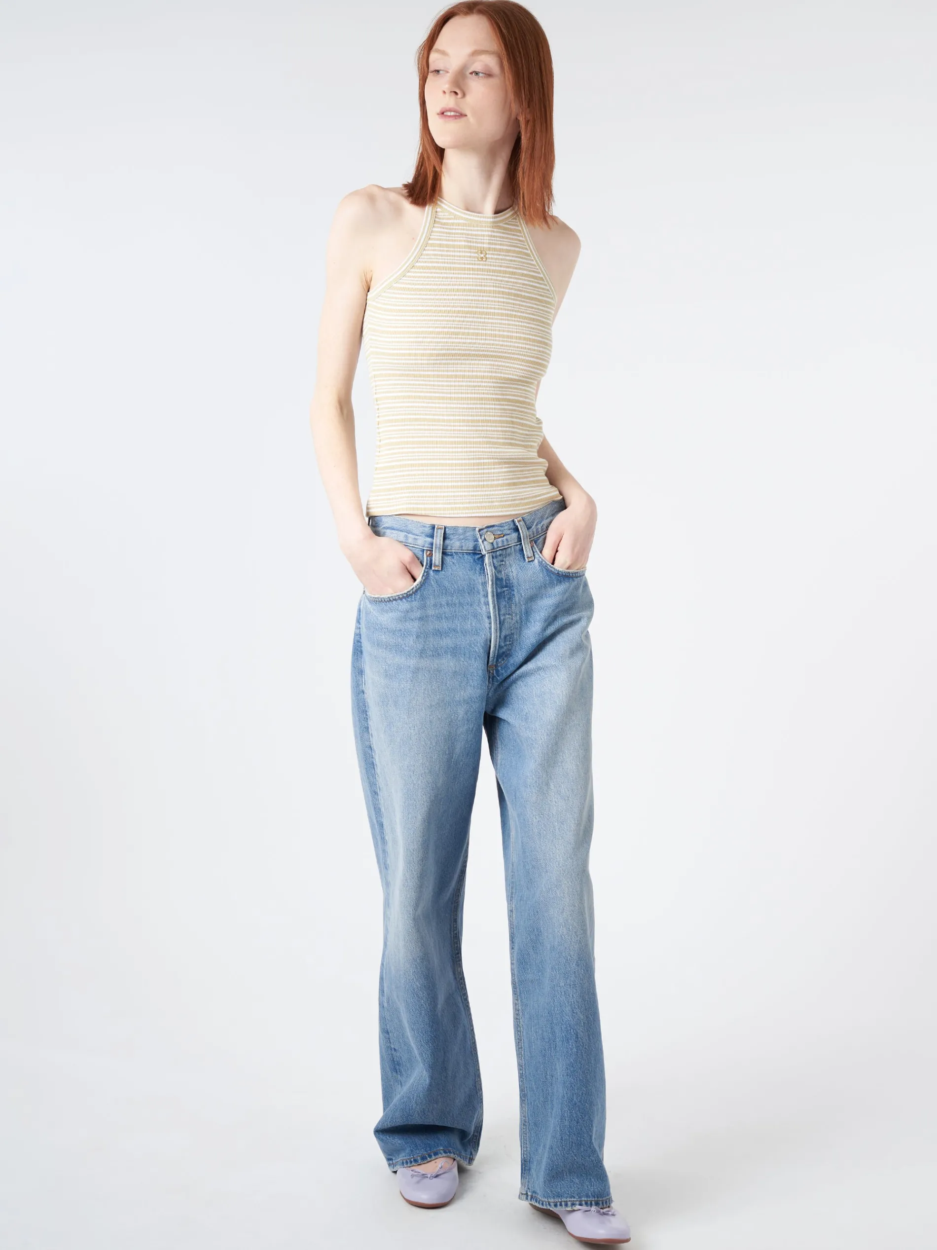 AGOLDE - Low Slung Baggy in Libertine