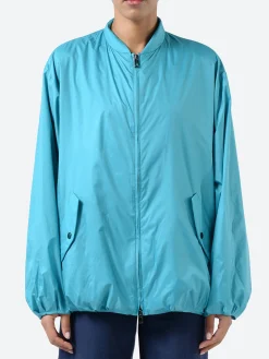 Ahirain - Bomber Jacket in Turquoise Sea