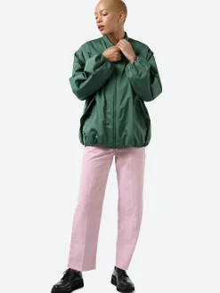 Ahirain - Bomber Jacket in Bayleaf Green