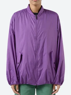 Ahirain - Bomber Jacket in Jacarda Flower (Purple)