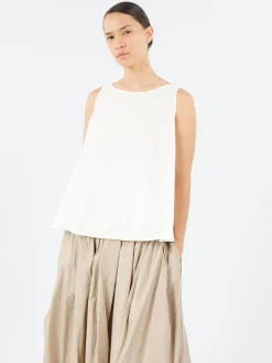 Album di Famiglia - 1654 Sleeveless Top TC in Milk