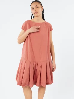 Album Di Famiglia - Low Waisted Dress TC in Coral