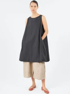 Album di Famiglia - Sleeveless Tunic TC in Black