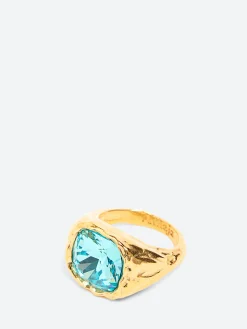 Alhaja- Amalfi Ring in Blue and Gold